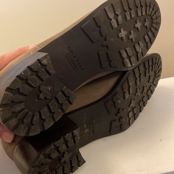 Cole Haan Newburg Waterproof Booties in Walnut Agora Waterproof Suede - Picture 6 of 6